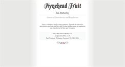 Desktop Screenshot of nyneheadfruit.co.uk